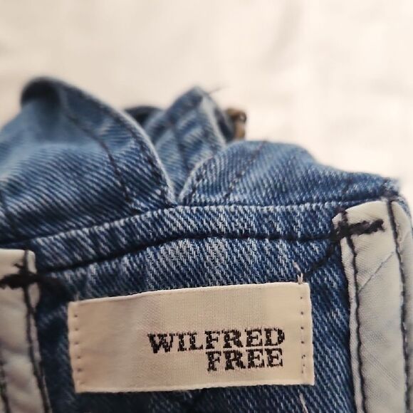 Blue Denim Overalls with Drawstring - Picture 2 of 16